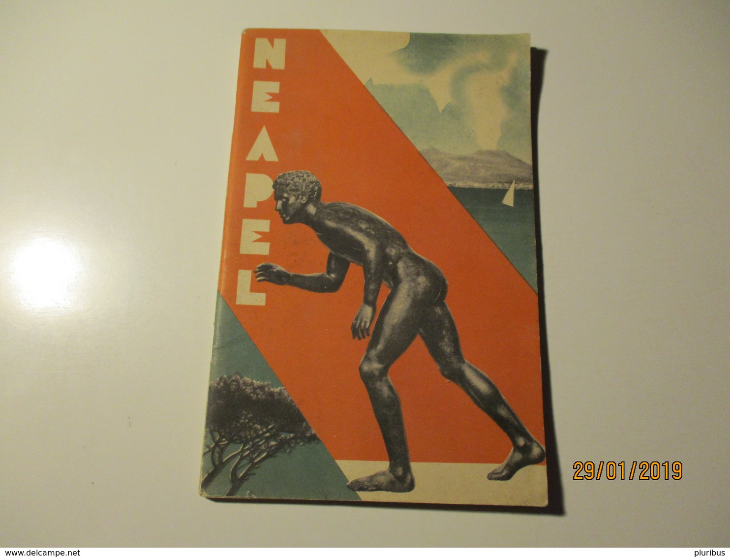 ITALY 1936 NEAPEL NAPLES TOURISM BROCHURE WITH MAPS , DIREZIONE GENERALE PER IL TURISMO , Nude Art , O - Dépliants Turistici