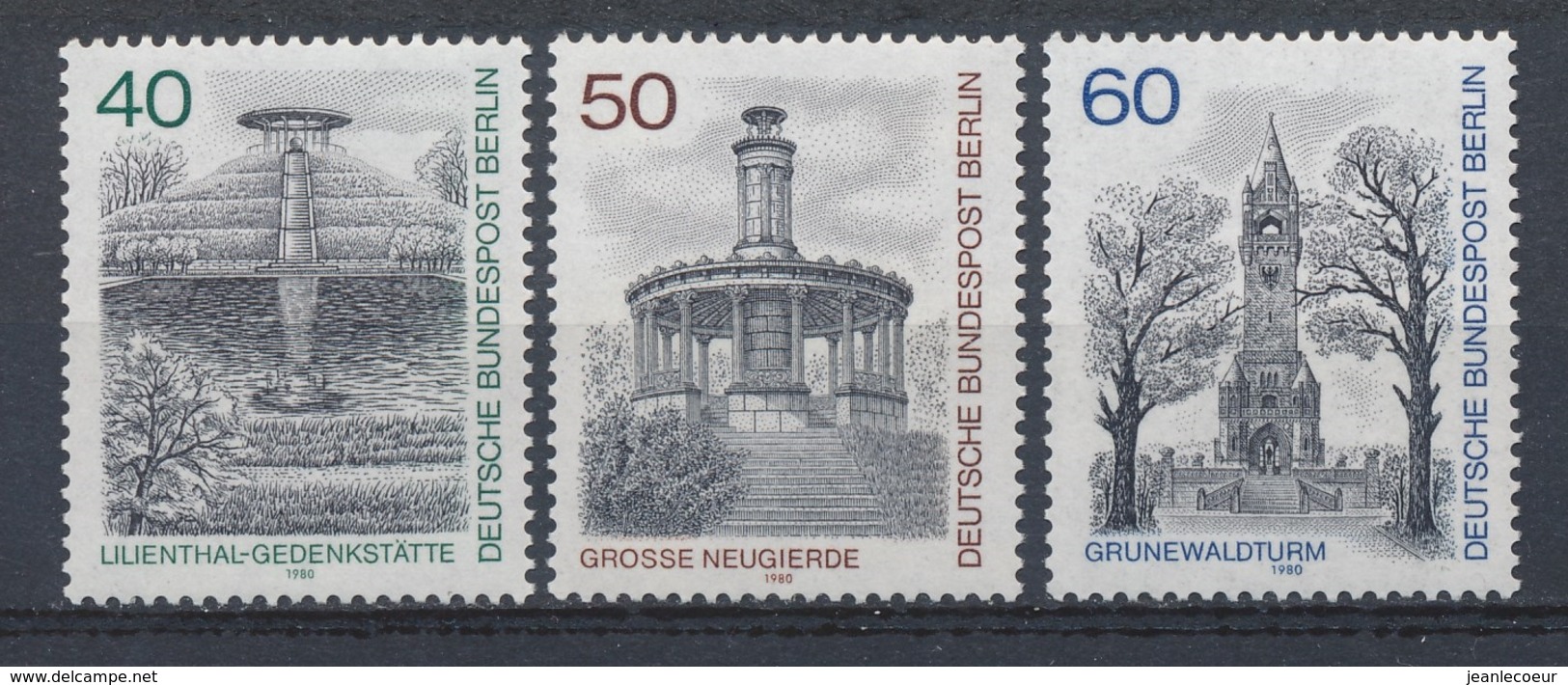 Berlijn/Berlin 1980 Mi: 634-636 Yt: 595-597 (PF/MNH/Neuf Sans Ch/nuovo Senza C./**)(4063) - Ongebruikt