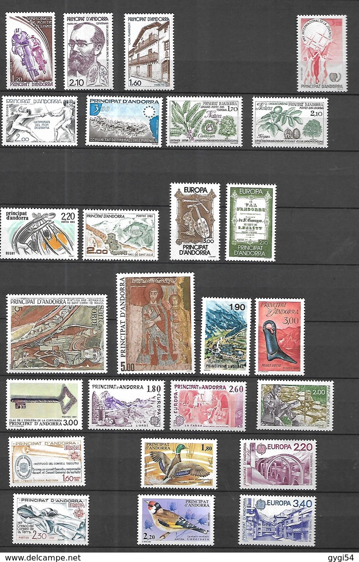 Andorre  Lot De Timbres N** MNH - Verzamelingen