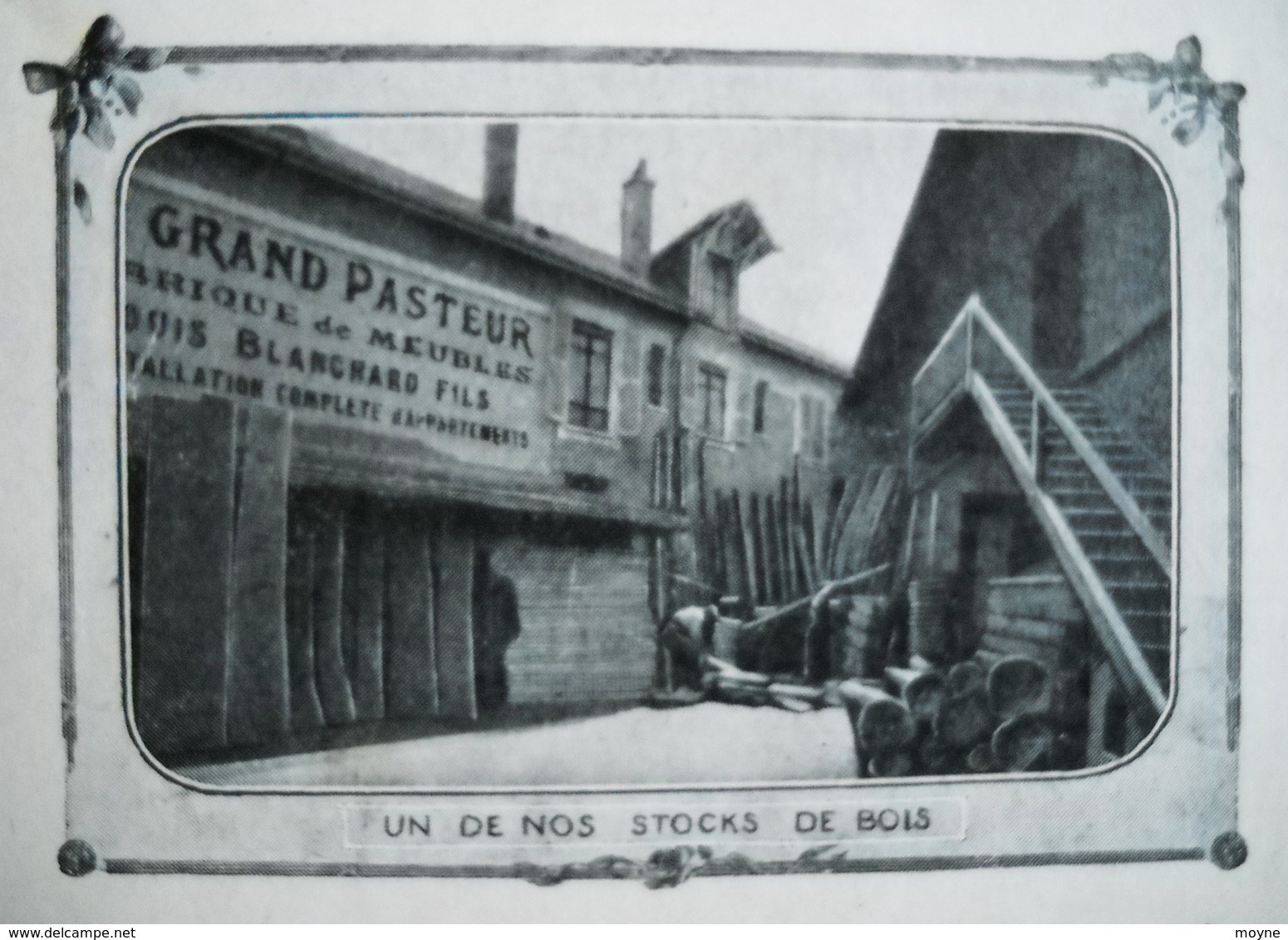 Savoie  -  CHAMBERY -  FABRIQUE DE MEUBLES  * AU GRAND PASTEUR *   - RARE CATALOGUE  DES ETS - Alpes - Pays-de-Savoie