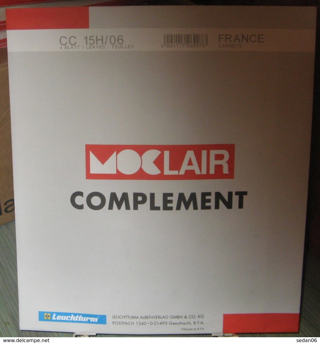 MOC - JEU FRANCE CARNETS MOCLAIR 2006 (Avec Pochettes) - Pré-Imprimés