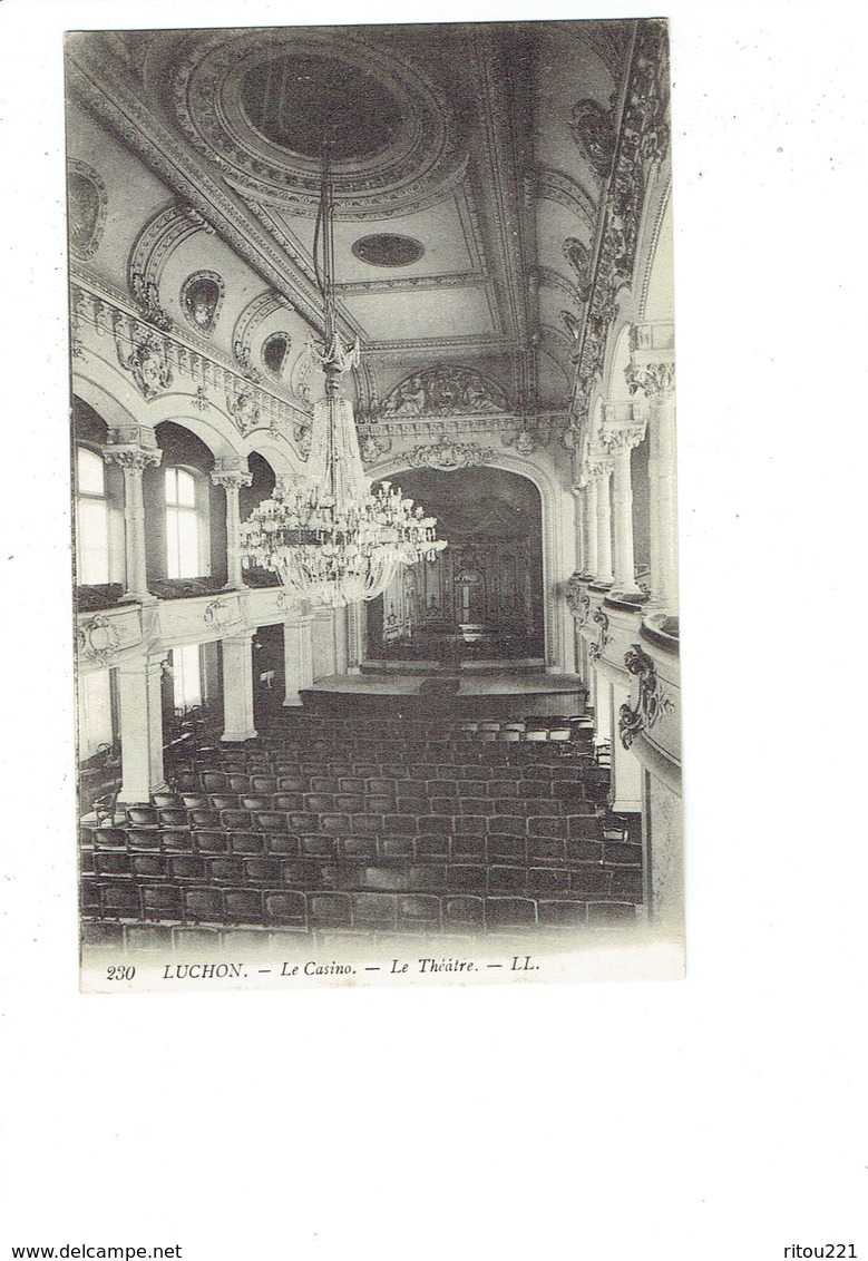 Cpa - 31 - Luchon - Le Casino - Le Théâtre Intérieur Lustre  - 230LL - Luchon