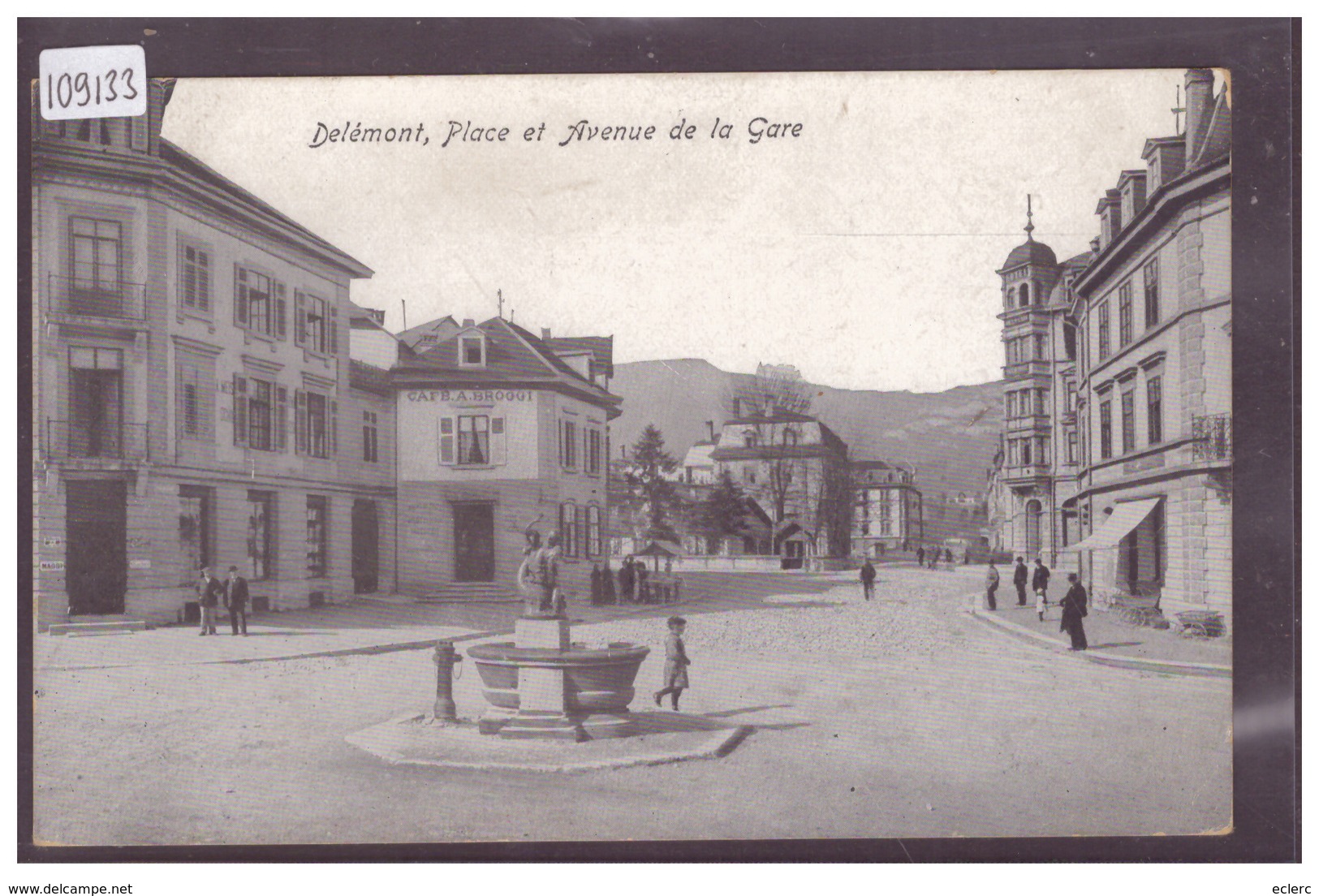 DELEMONT - PLACE ET AVENUE DE LA GARE - TB - Delémont