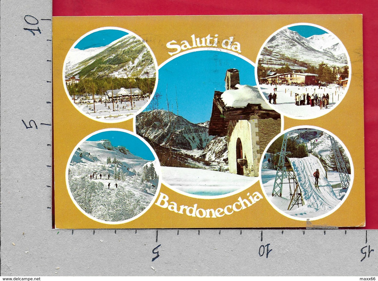 CARTOLINA VG ITALIA - Saluti Da BARDONECCHIA (TO) - Vedutine Multivue - 10 X 15 - ANN 197? - Greetings From...