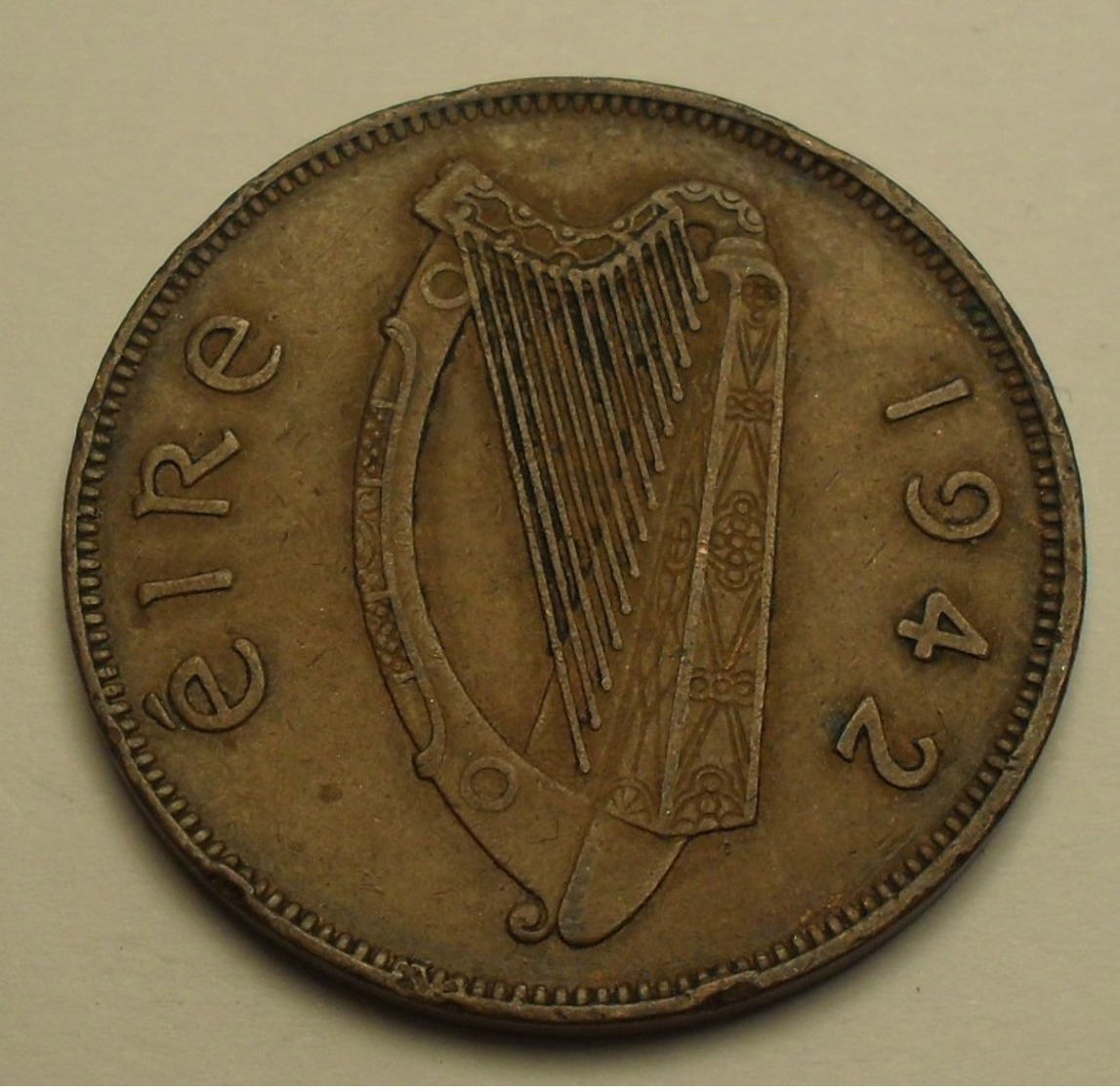 1942 - Irlande - Ireland Republic - 1 PENNY - KM 11 - Irlande