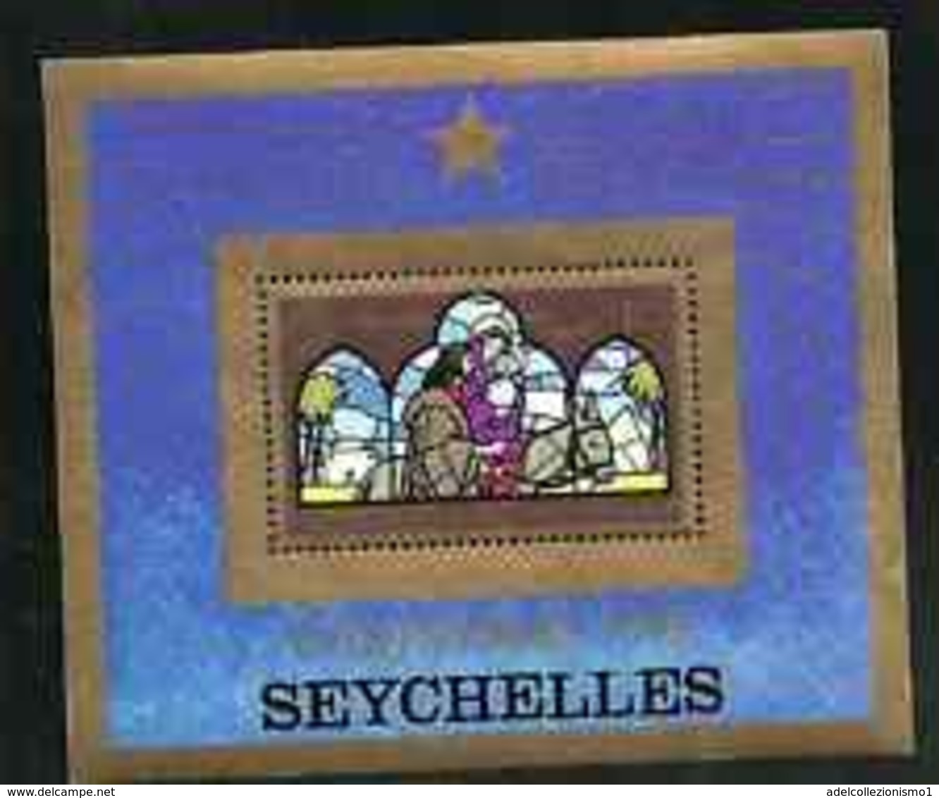 90667) Seychelles-Menta Minisheet-Natale 1979  MNH** - Seychelles (1976-...)