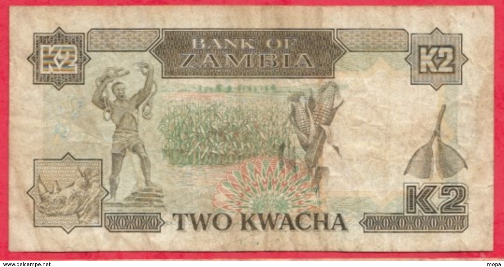 Zambie 2 Kwacha 1989 (Sign8) Dans L 'état - Zambie