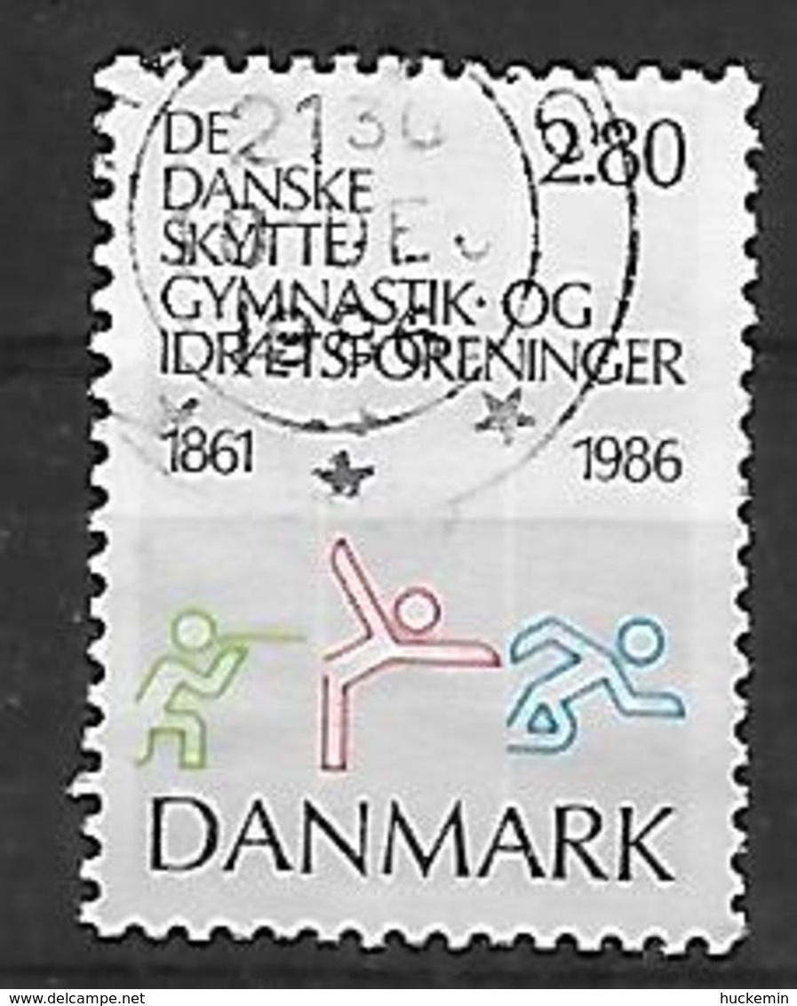 Dänemark  1986  Mi 871  125 Jahre Verband Der Dänischen Schützen-, Turn- Und Sportvereine  Gestempelt - Gebraucht