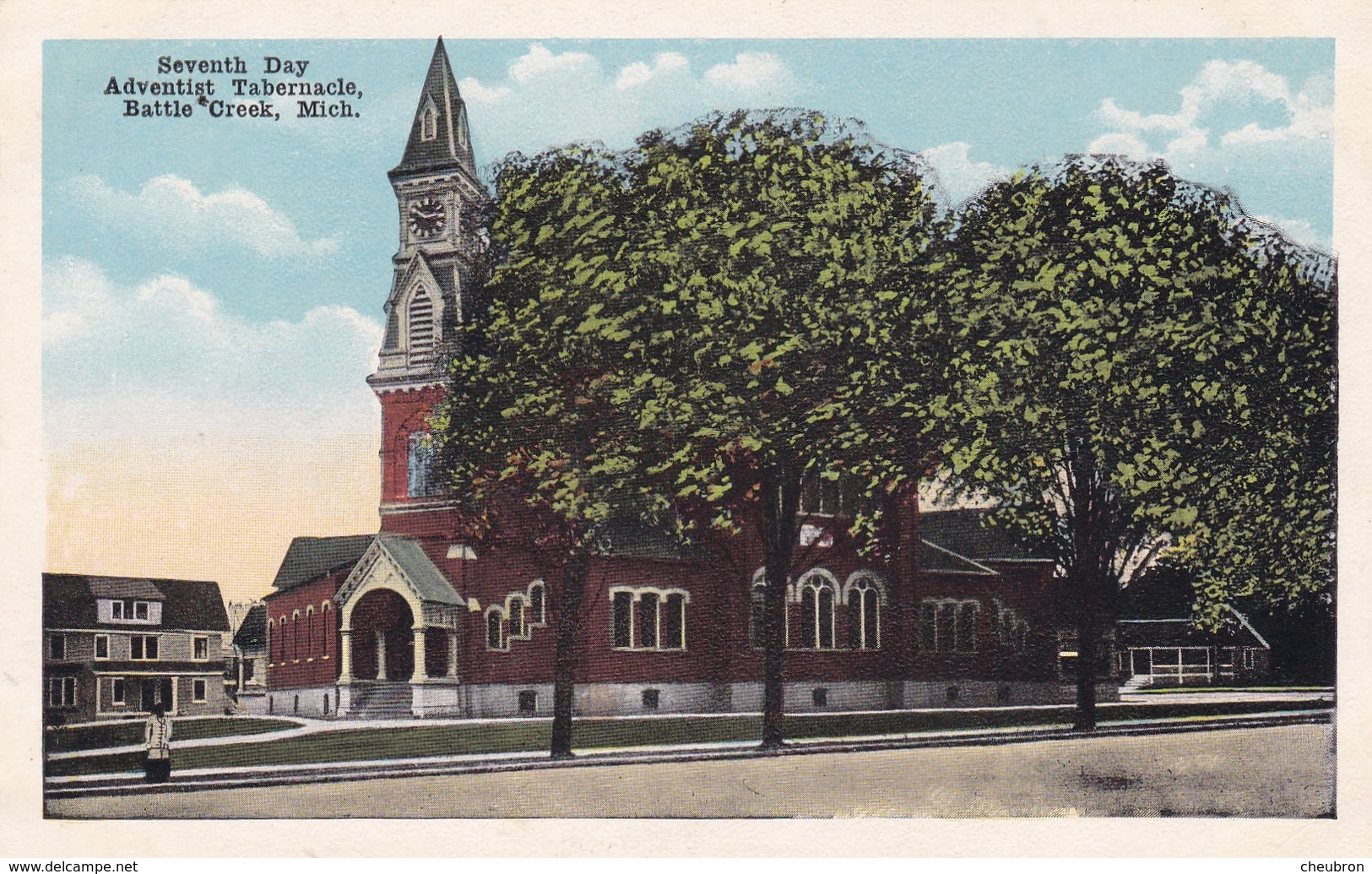 ETATS UNIS.  BATTLE CREEK . ADVENTIST TABERNACLE - Autres & Non Classés