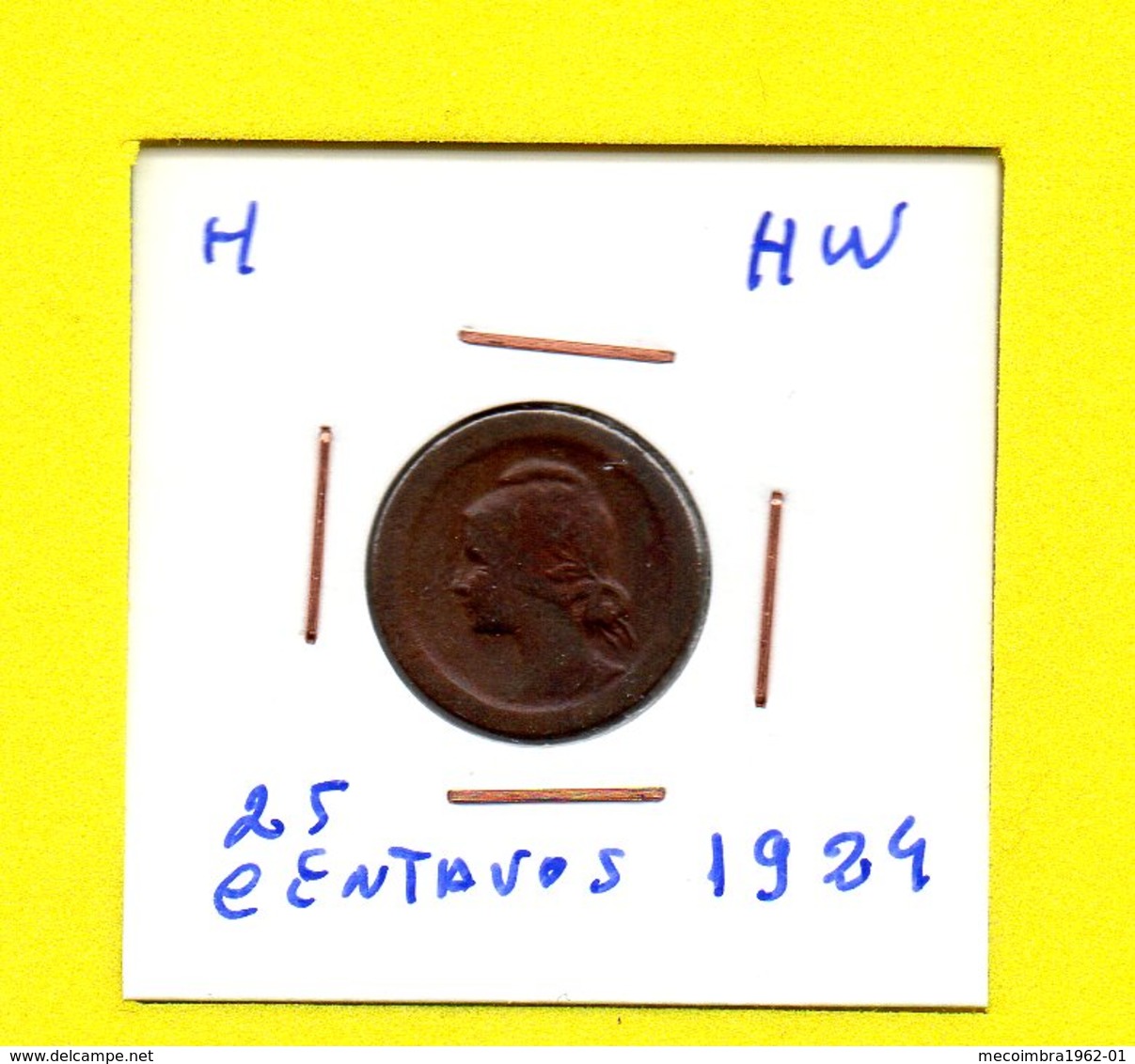 PORTUGAL / 5 CENTAVOS 1924 / REPUBLICA / - [H-HW] - Portugal