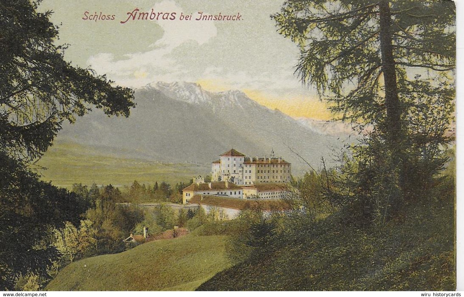 AK 0143  Schloss Anbras Bei Innsbruck - Verlag Ledermann Um 1907 - Innsbruck