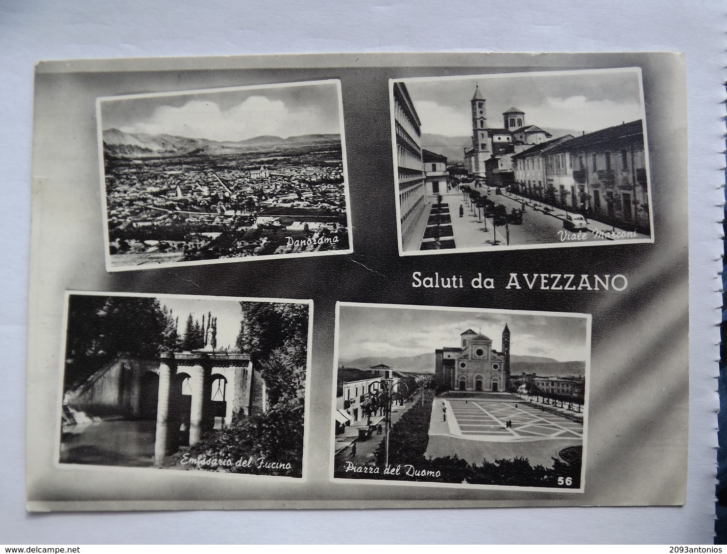 H3527  CARTOLINA SALUTI DA  AVEZZANO    VIAGGIATA - Avezzano