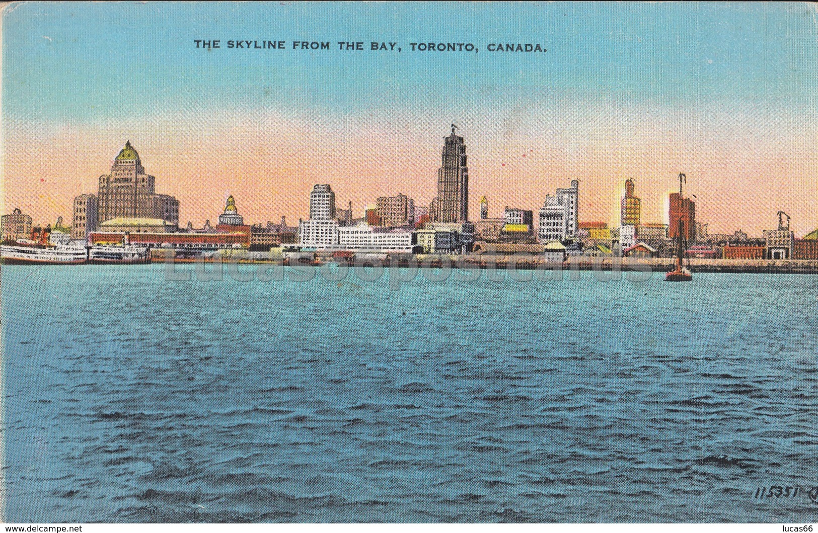 Toronto - The Skyline From The Bay - Toronto