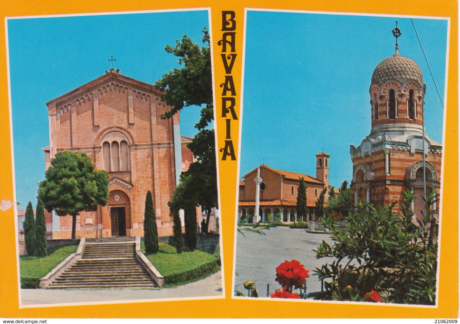 BAVARIA DI NERVESA - CHIESA PARROCCHIALE E MONUMENTALE ABBAZIA - Andere & Zonder Classificatie