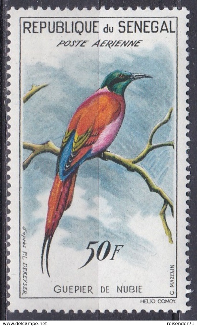 Senegal 1960 Tiere Fauna Animals Vögel Birds Oiseaux Aves Uccelli Scharlachspint, Mi. 239 ** - Sénégal (1960-...)