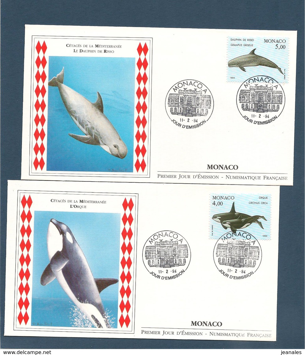 MONACO   Année 1994 Enveloppe 1er Jour** - Storia Postale