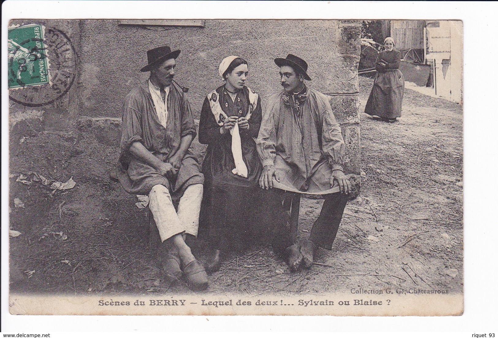 Scénes Du BERRY - Lequel Des Deux!... Sylvain Ou Blaise - Bekende Personen