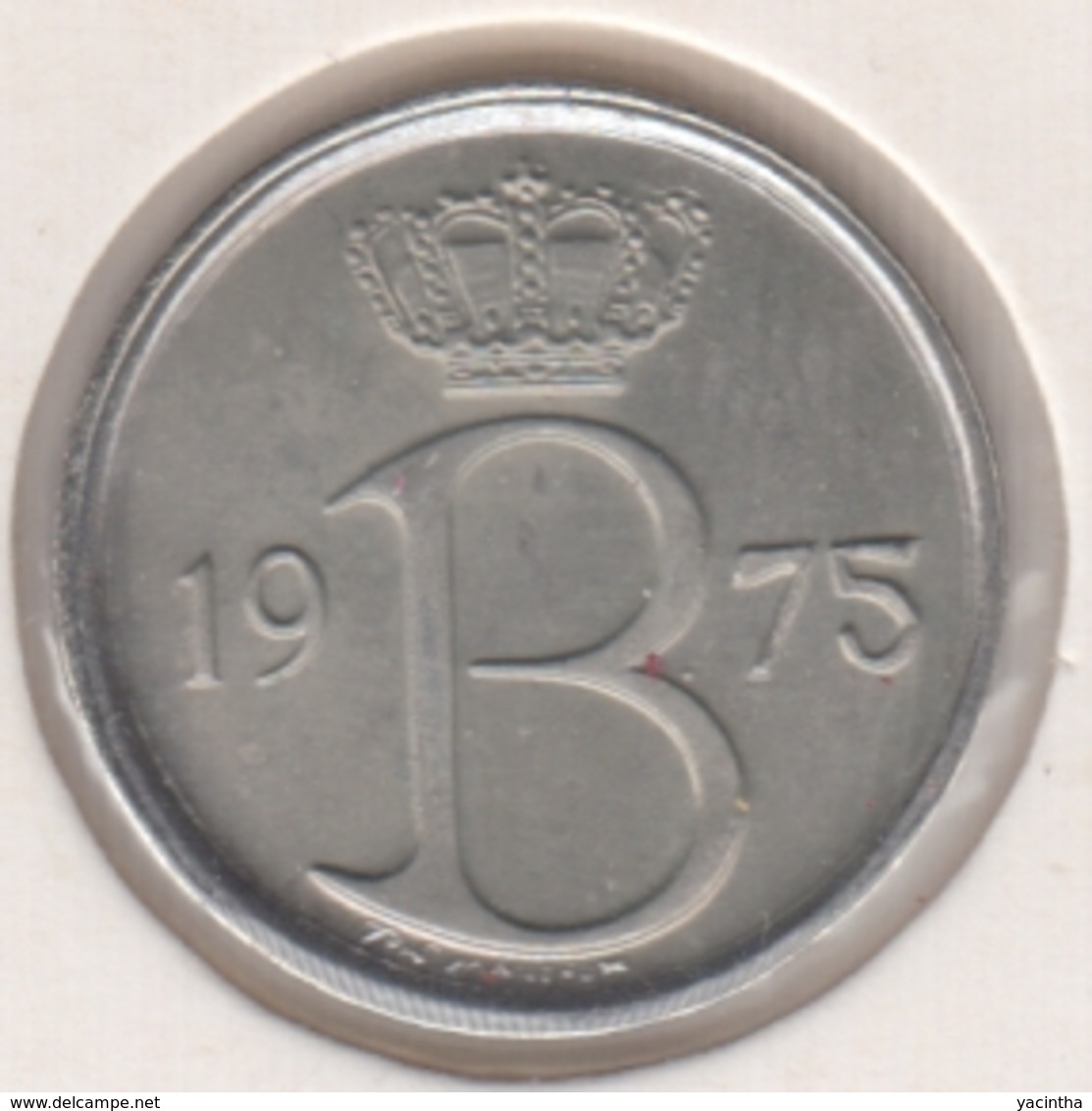 @Y@  België  25  Centime  1975  Unc      (4885) - 25 Cent