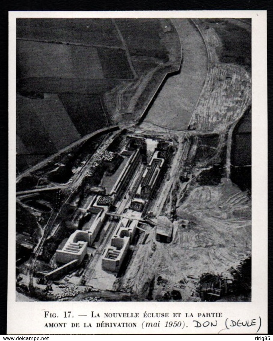 1950  --  DON NORD  LA NOUVELLE ECLUSE EN CONSTRUCTION  VUE AERIENNE  3Q524 - Non Classés