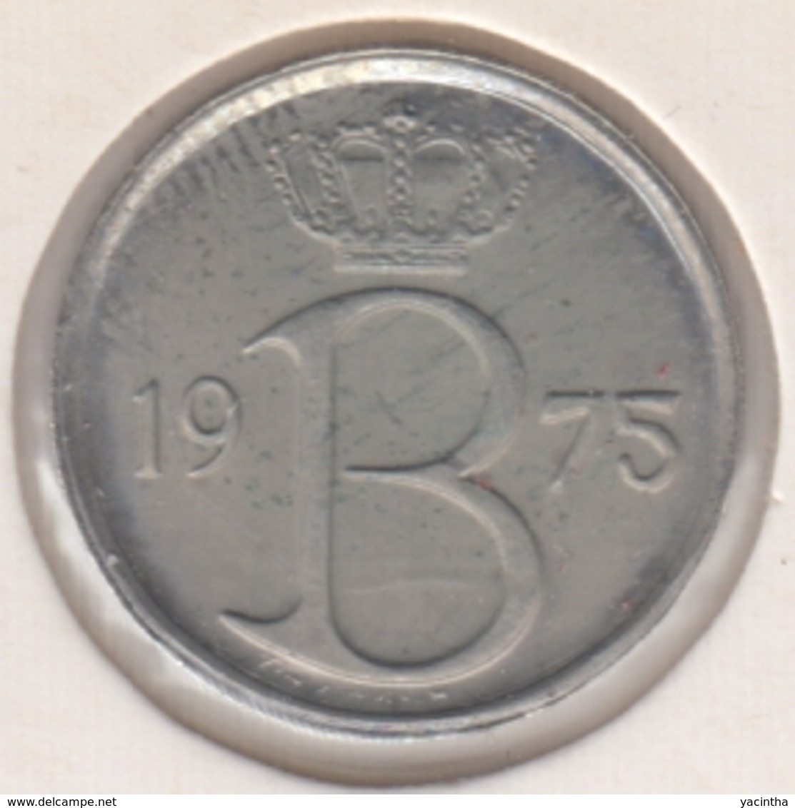 @Y@  België   25   Centiem  1975   Unc      (4892) - 25 Centimes