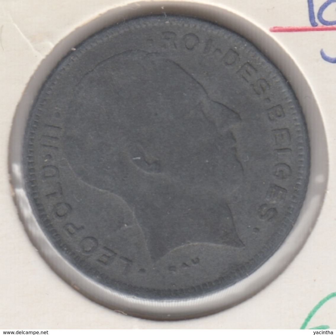 @Y@  België   5  Frank    1941   Unc      (4896) - 5 Francs