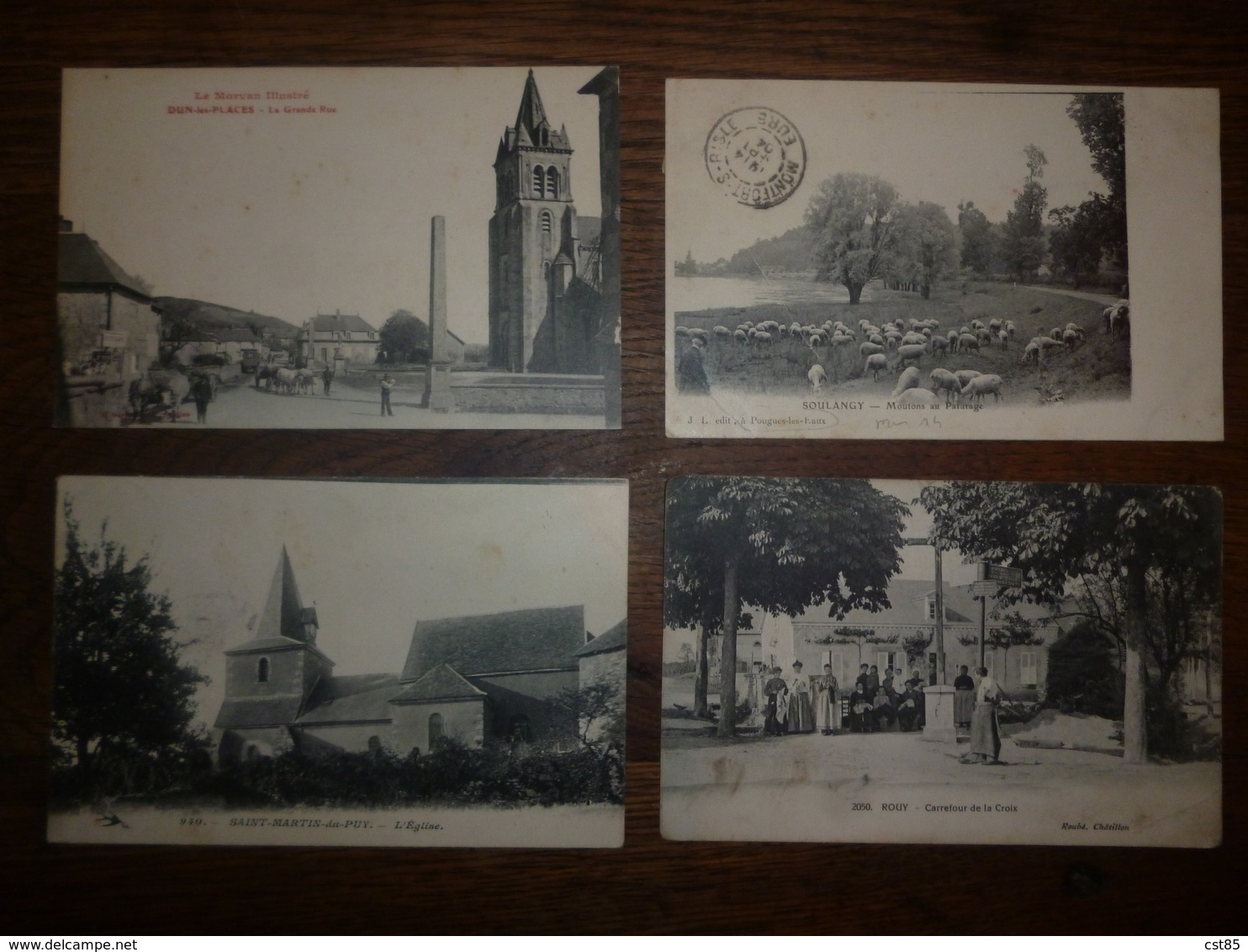 Lot De 109 Cartes Postales Du Département De La NIEVRE 58 - Nombreux Villages - 100 - 499 Cartoline