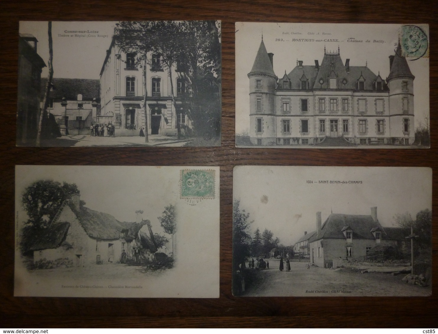 Lot De 109 Cartes Postales Du Département De La NIEVRE 58 - Nombreux Villages - 100 - 499 Postcards