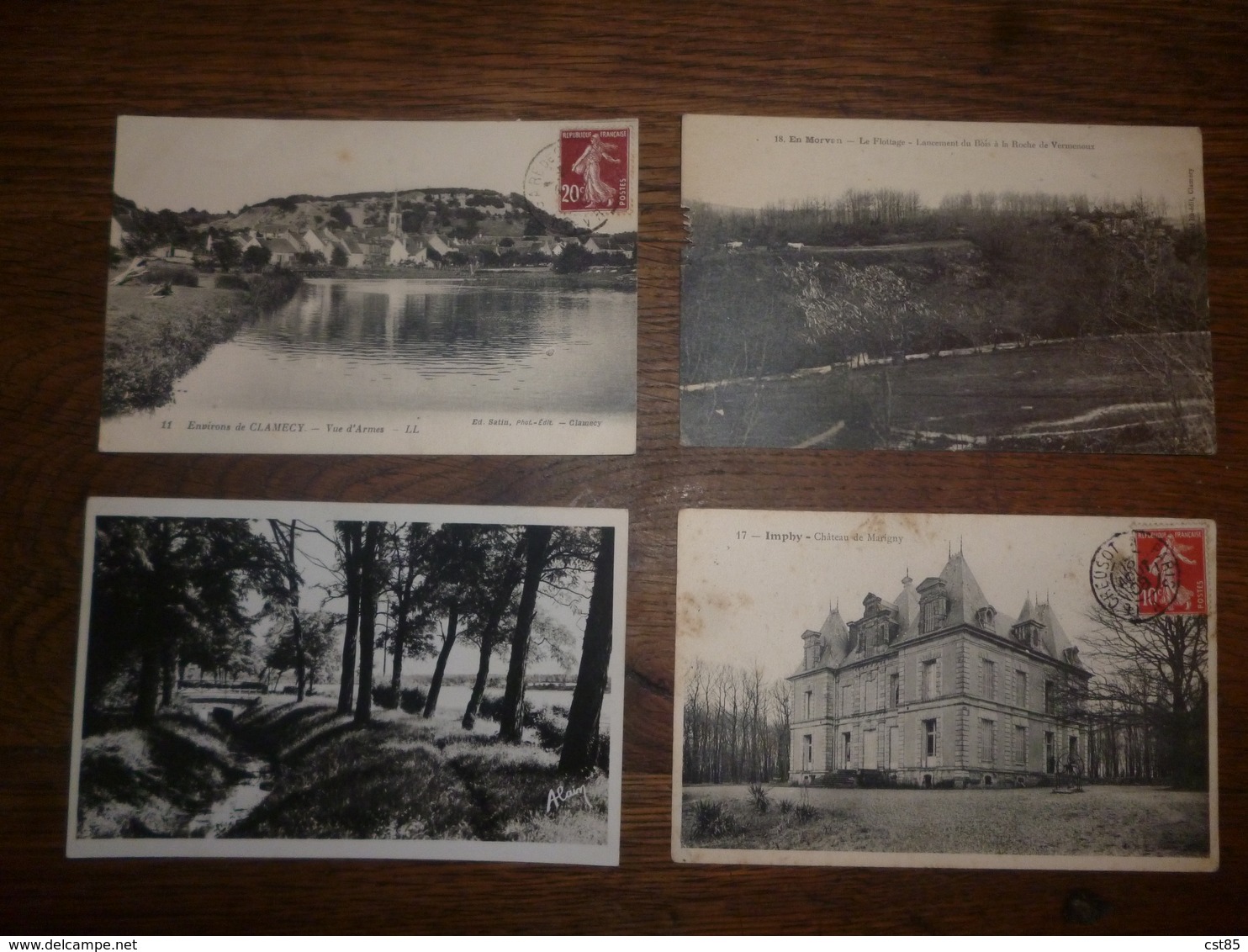 Lot de 109 Cartes Postales du Département de la NIEVRE 58 - Nombreux Villages