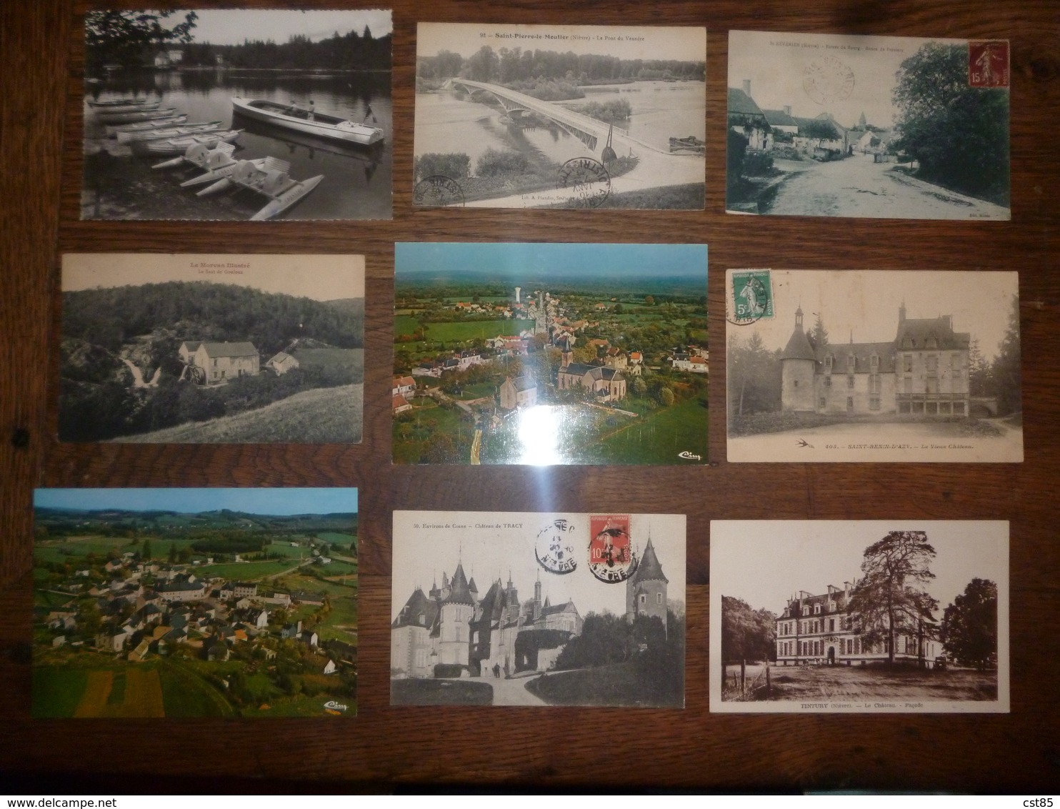 Lot de 109 Cartes Postales du Département de la NIEVRE 58 - Nombreux Villages