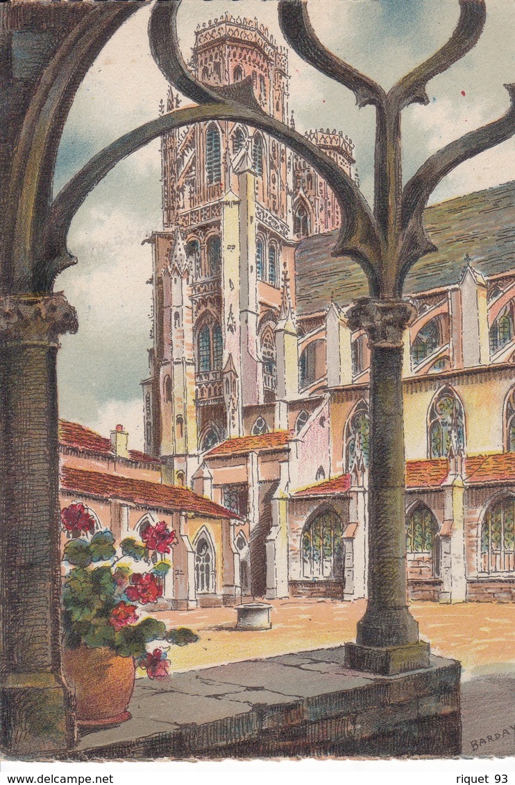 TOUL - Les Tours De La Cathédrale Vues Du Cloître - Barday
