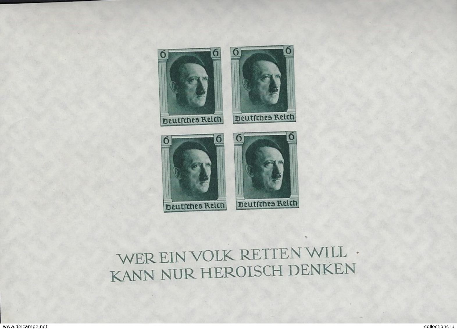 Deutsches Reich 1937-45  Geburtstag Von Adolf Hitler Postfrisch Einwandfrei - Altri & Non Classificati