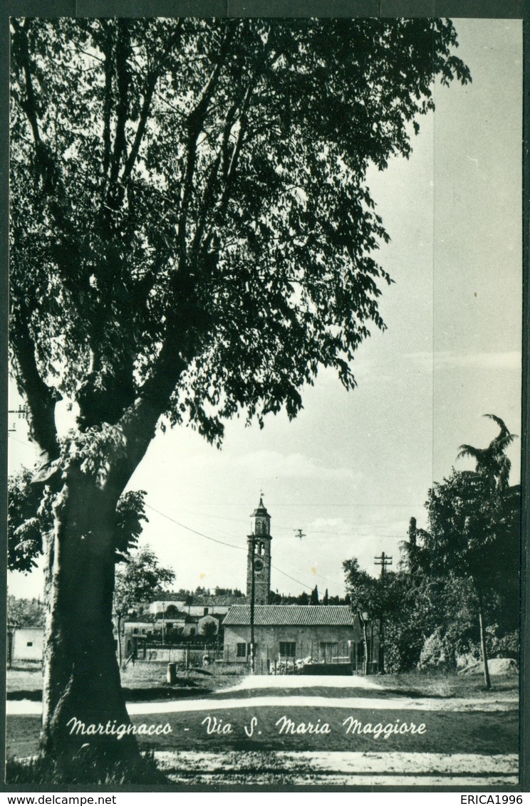 CARTOLINA - CV660 MARTIGNACCO (Udine UD) Via S. Maria Maggiore, FG, Viaggiata 1959, Ottime Condizioni - Udine