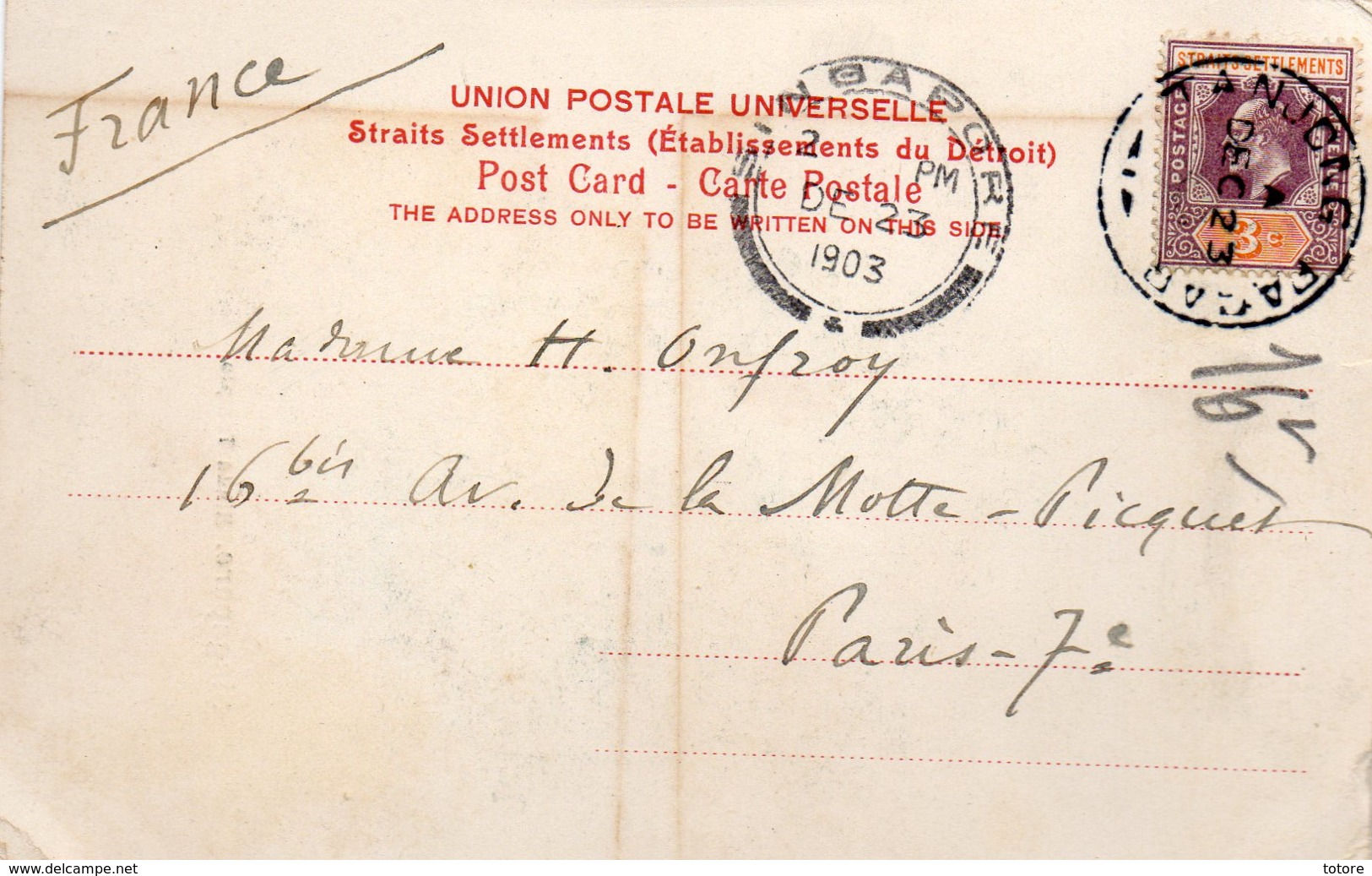 SINGAPORE -  Hindu  Temple - Singapur