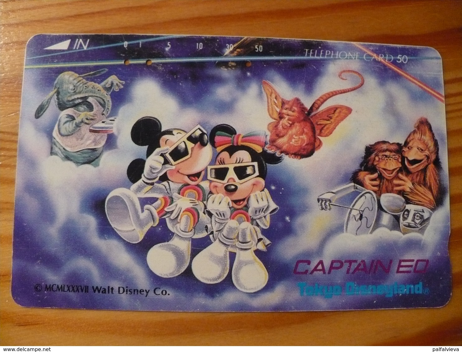 Phonecard Japan 110-52331 Disney - Japon