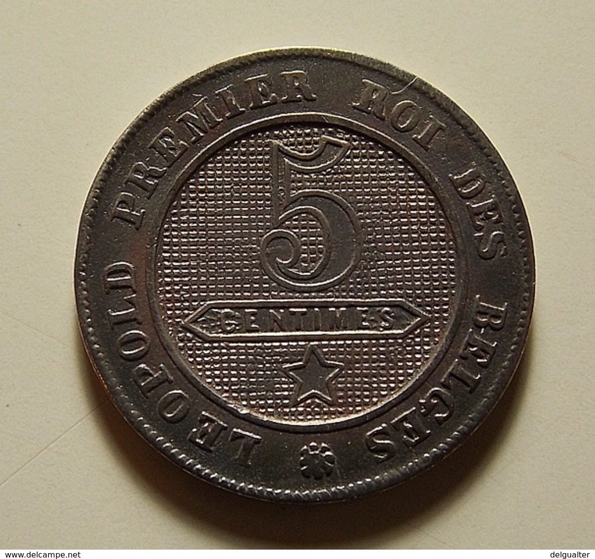 Belgium 5 Centimes 1861 I Don't If Varnished Or Not - 5 Centimes