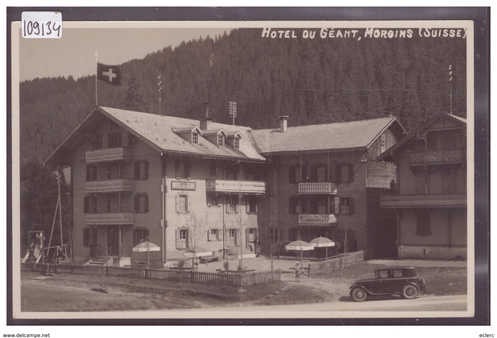 MORGINS - HOTEL DU GEANT - AUTOMOBILE - TB - Autres & Non Classés