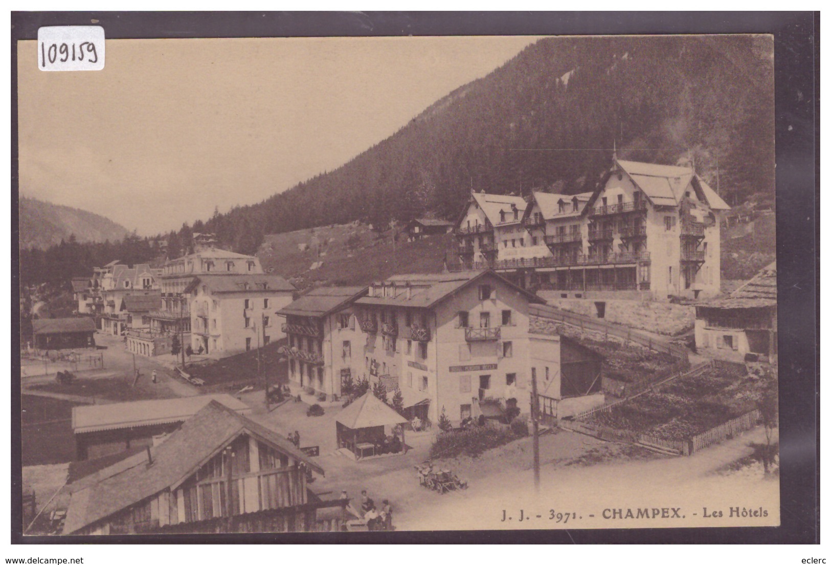 CHAMPEX - LES HOTELS - TB - Autres & Non Classés