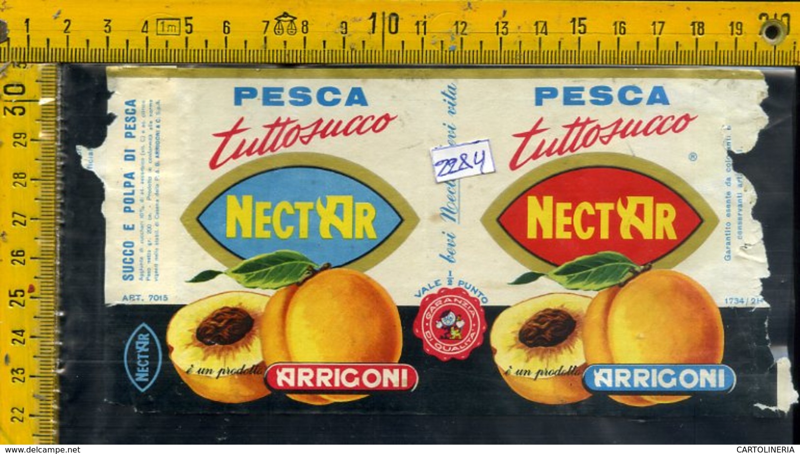 Etichetta Alimentare Nectar Arrigoni - Altri & Non Classificati