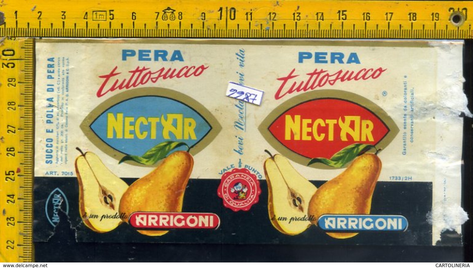 Etichetta Alimentare Nectar Arrigoni - Altri & Non Classificati