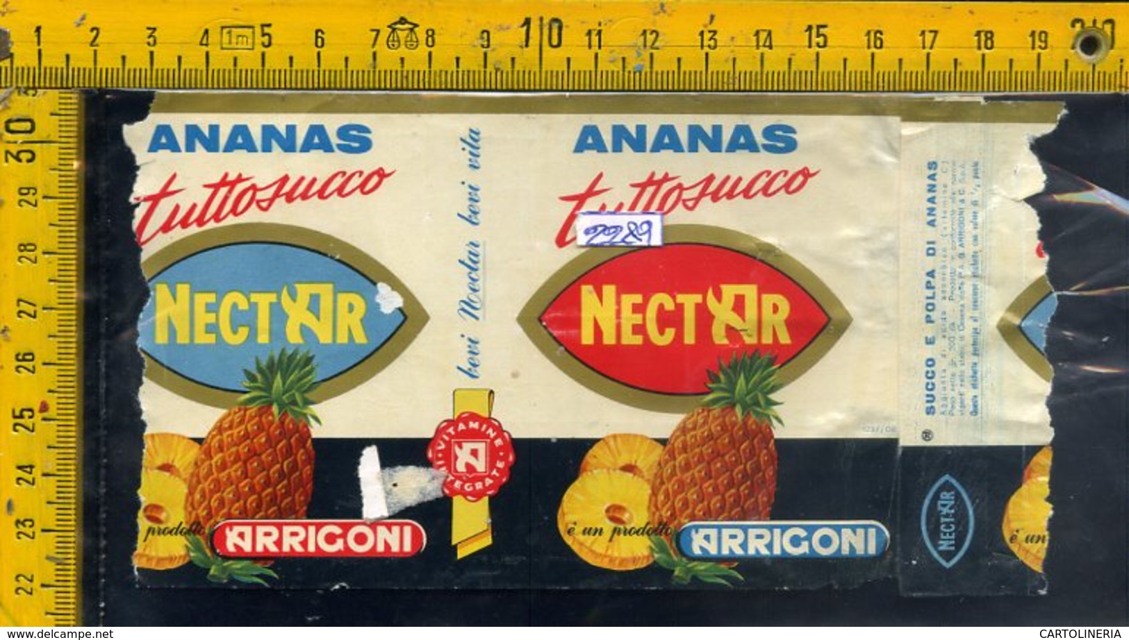 Etichetta Alimentare Nectar Arrigoni - Altri & Non Classificati