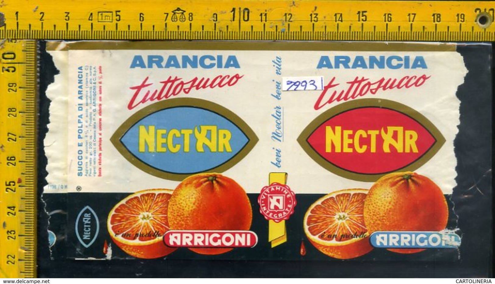 Etichetta Alimentare Nectar Arrigoni - Altri & Non Classificati