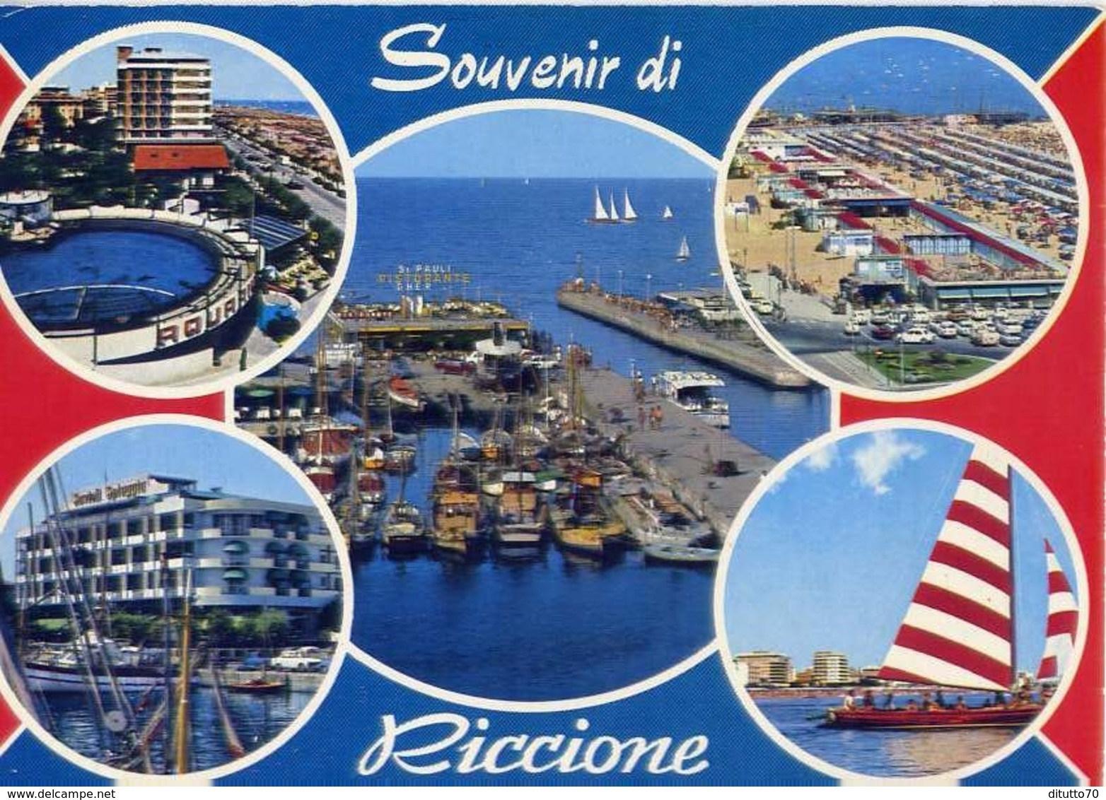 Souvenir Di Riccione - 40 - Formato Grande Viaggiata – E 10 - Rimini