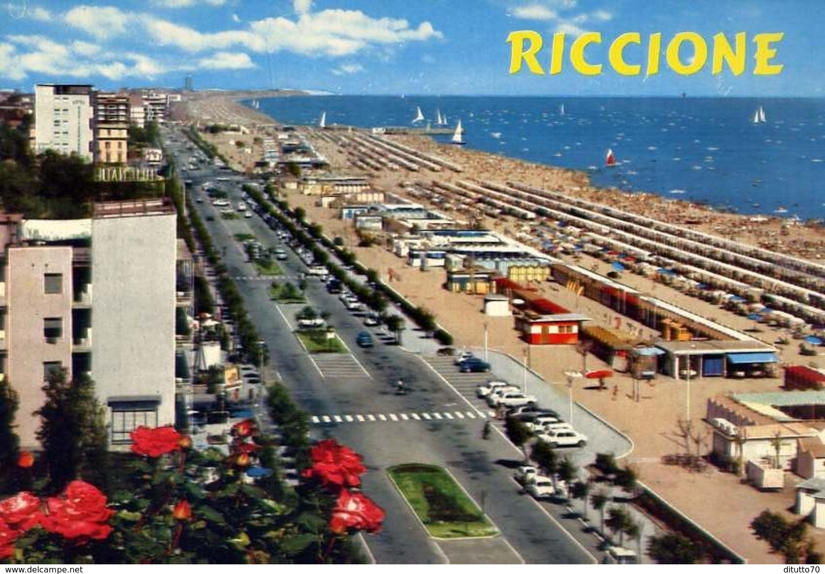 Riccione - Lungomare - 184 - Formato Grande Non Viaggiata – E 10 - Rimini