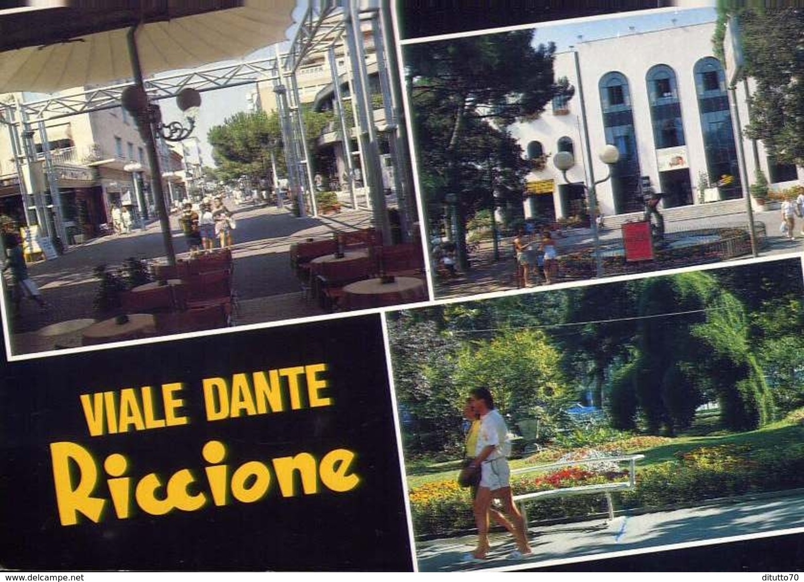 Riccione - Viale Dante - 184 - Formato Grande Viaggiata – E 10 - Rimini