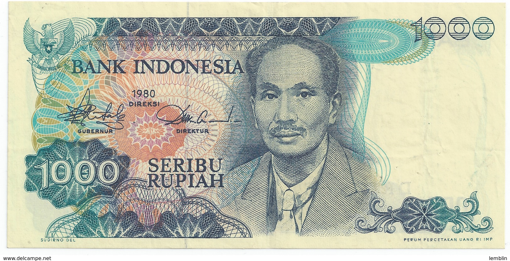 1.000 ROUPIES 1980 - Indonesien