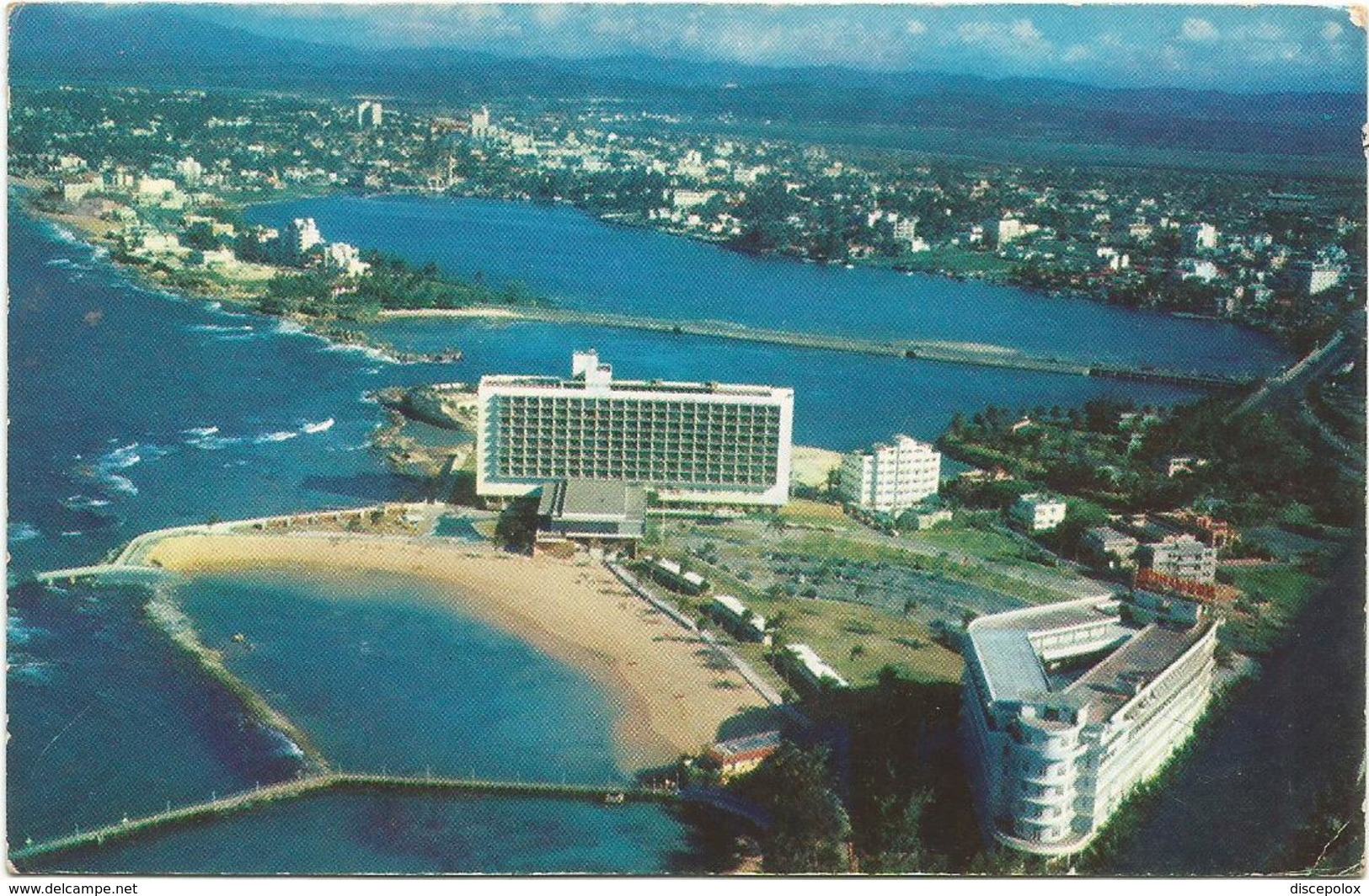 W720 Puerto Rico - Flying Clipper View Of San Juan - Aerial View - Pan American World Airways / Non Viaggiata - Puerto Rico