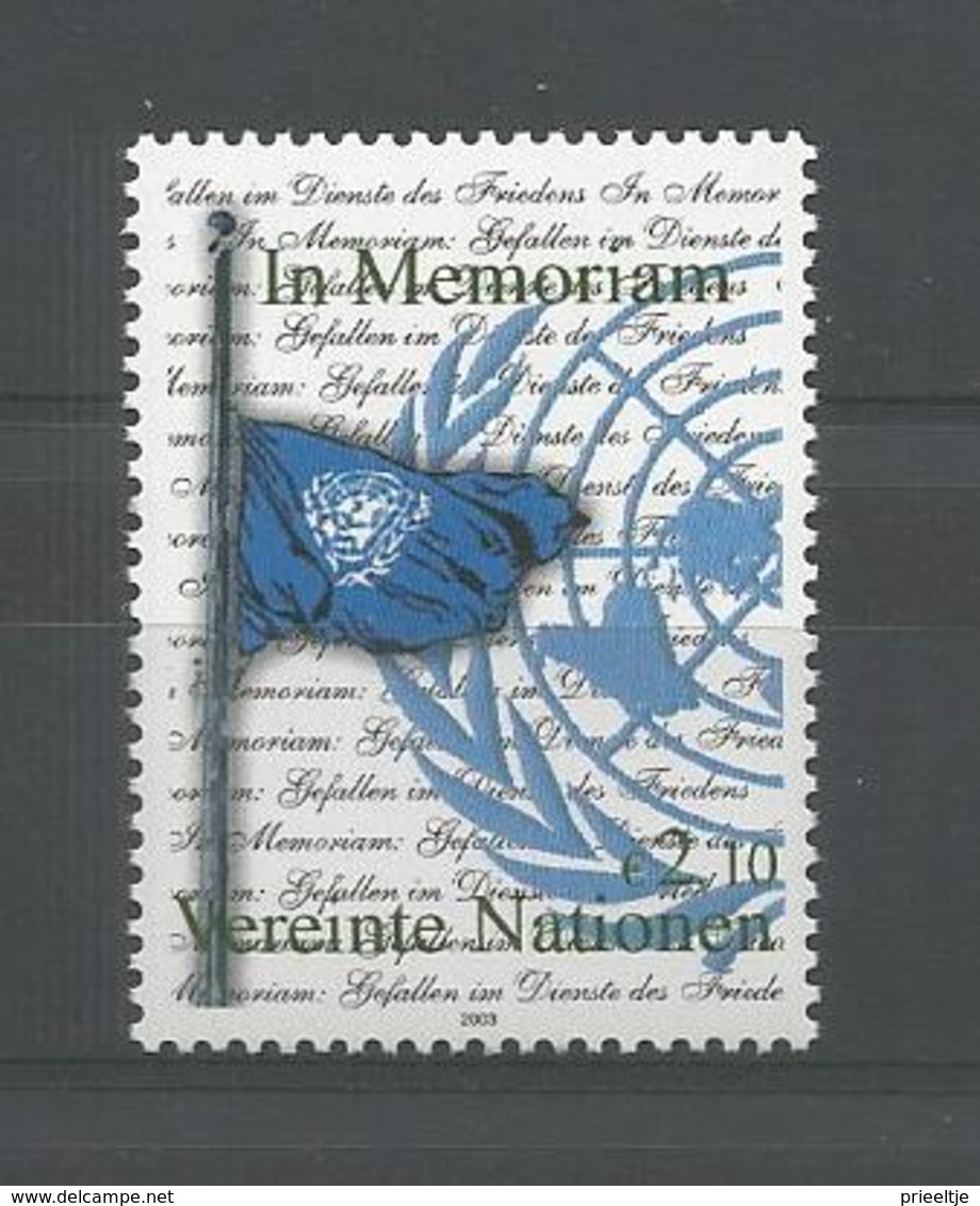 United Nations V. 2003 In Memoriam Y.T. 409 ** - Neufs