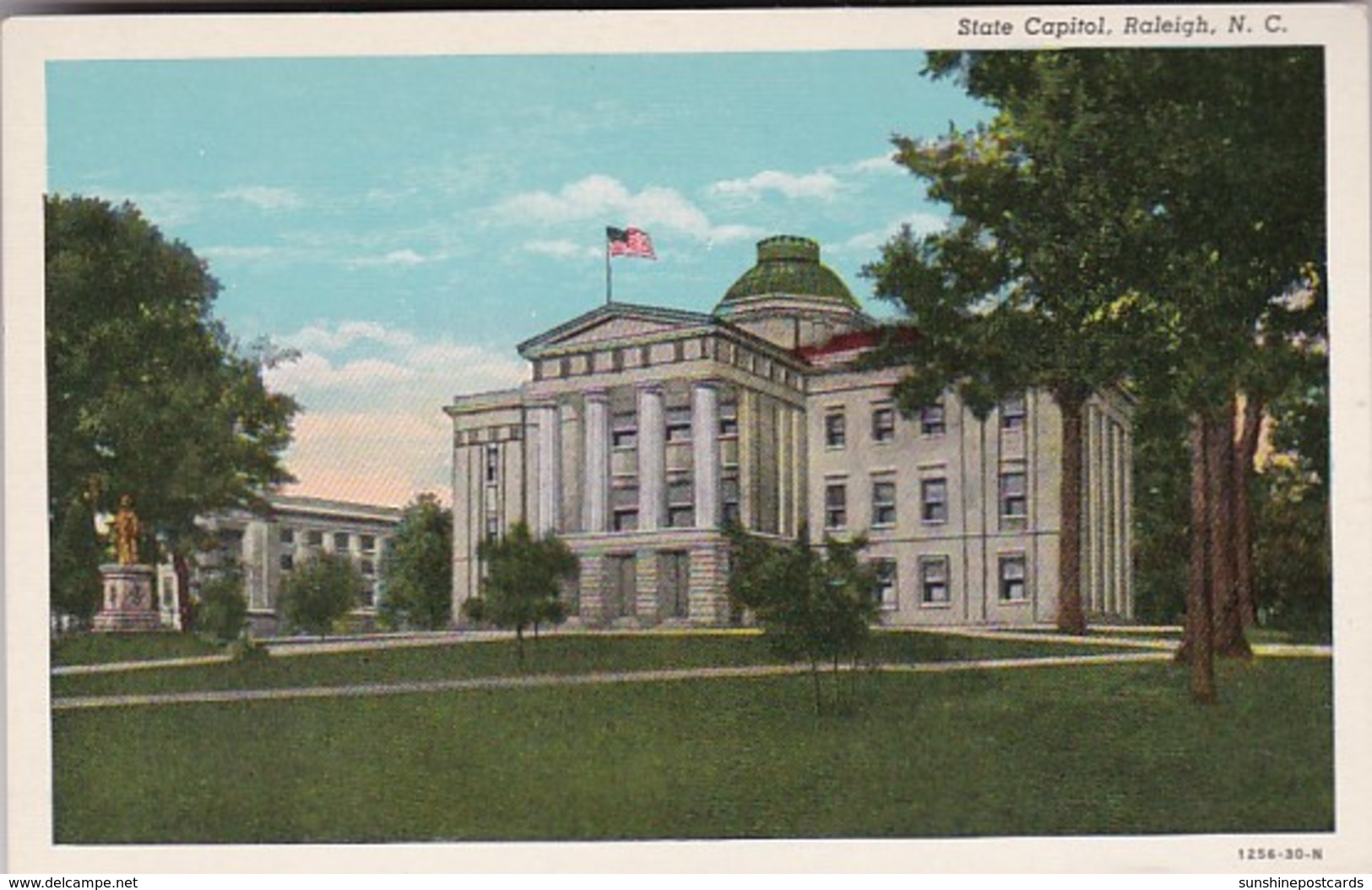 North Carolina Raleigh State Capitol Building Curteich - Raleigh