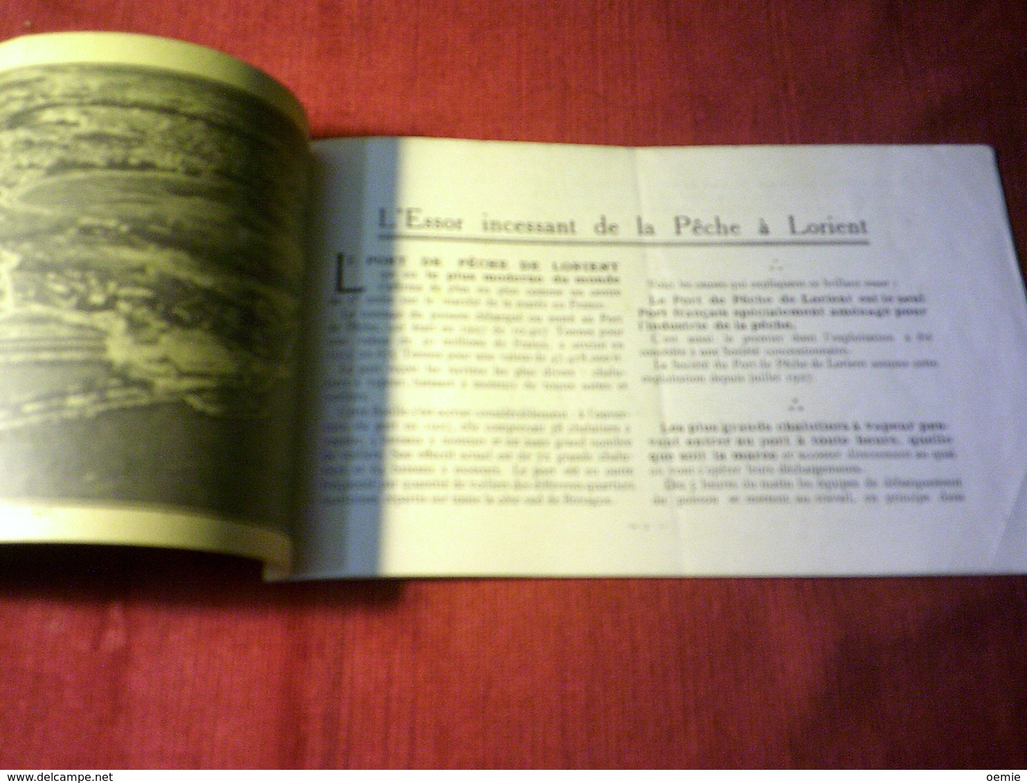 SOCIETE DU PORT DE PECHE DE LORIENT °° 1927 / 1933  + OPUSCULE  LES RECETTES DE CUISINE DE LORIENT