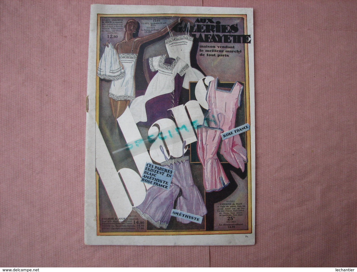 Catalogue Galeries Lafayette 1926 56 Pages 175X255 + 1 15 Pages 1929 + Bon De Commande TBE - 1900-1940